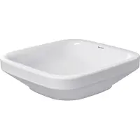 Duravit Aufsatzbecken DURASTYLE o ÜL HLB 430x430mm geschl o HL we