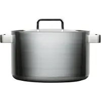 Iittala Tools Kochtopf mit Deckel - 8 l - Gebürsteter Edelstahl