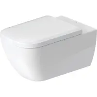Duravit Wand-WC HAPPY D.2 RIMLESS tief, 365x620mm weiß WG weiß