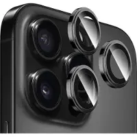 BlueO - Sapphire Crystal Original Lens Glass - iPhone 16 Pro / iPhone 16 Pro Max - Black Titanium