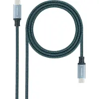 Nanocable Kabel Usb 3.1 Gen2 Usb-c A Usb-c 2m Grau 10.01.4102-comb