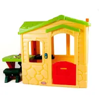 Little Tikes Playhouse - Natural, Standspielhaus, 1,5 Jahr(e), 1 Tür(en), Grün, Rot, Gelb