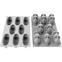 Silikomart Petal, Grau, Silikon, 94 ml, 1 Stück(e), 48 mm