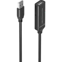 Aisens A101-0915, 10 m, USB A, USB A, USB 2.0, Schwarz