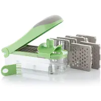 InnovaGoods 7-in-1-Gemüseschneider, Reibe und Mandoline mit Rezepten und Zubehör Choppie Expert InnovaGoods