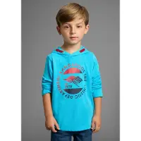 Kangaroos Langarmshirt "Shirt für kleine Jungen" Kapuzenshirt mit Print