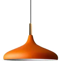 Bamyum Pendelleuchte | Champion | Metall Kücheninsel Pendelleuchte Industrial Orange Vintage Hängelampe