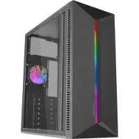 Mars Gaming MC-Blaze, Midi Tower, PC, Schwarz, ATX, micro ATX, Mini-ITX, Heimbüro, Multi