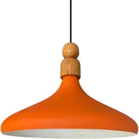 Bamyum Champion Pendelleuchte Holz Orange