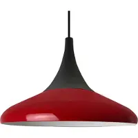 Bamyum Pendelleuchte Paladin Metall Ø35cm, Rot Modern Hängelampe
