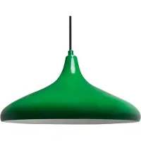 Bamyum Pendelleuchte I Champion I Wohnzimmer, E27, Ø35 IKinderzimmer Lamp Schlafzimmer, Deckenleuchte Metall, Wohnzimmerlampe Hängelampe, Grün