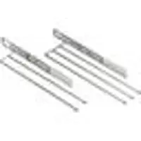 Hettich Handtuchhalter 2 Stangen 102x495 mm verchromt