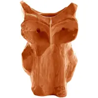 Serax Vase Owl S After Midnight Orange 16,5 x 15,5 x 23 cm