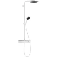 Hansgrohe Showerpipe PULSIFY 260 1jet m Brausetherm. EcoSmart Version mattweiß EcoSmart Version mattweiß