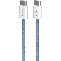 Puro PUCCCFABK415MTBLUE, 1,5 m, USB C, USB C, USB 2.0, Blau