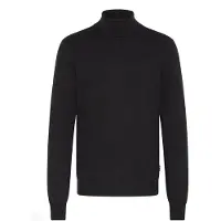 Blend Rollkragenpullover Herren Viskose schwarz meliert, XXL 807056-0001-09990