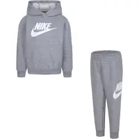 Nike Sweatset - Grau Meliert m. Weiß - - 4 Jahre (104) - Sweatsets