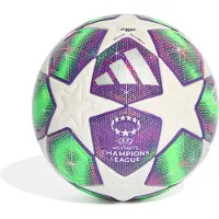 Adidas Damen UEFA Champions League 25/26 Offizieller Pro Match Fußball (FIFA Quality Pro Zertifiziert) Weiß/Shock Pink/Multi/Solar Yellow
