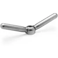 Ganter Doppelarmige Spannmuttern, Edelstahl 1.4301 (A2) (99.8-25-M12)