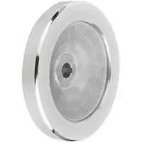 Kipp Scheibenhandrad D1=80 Passbohrung mit Nut D2=12H7 Aluminium