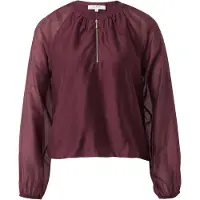 Comma Blouses Burgundy Größe: 38 | Blusen Outlet | Damen | Braun