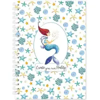 Cozywood Dekoratives Spiralnotizbuch Meerjungfrau B5