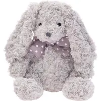 Beppe Królik Caramen Szary z Kokard Pluszowa Maskotka 28 cm
