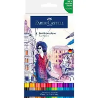 Faber-Castell - Gofa Aqua Dual Marker wallet (18 pcs) (164618)