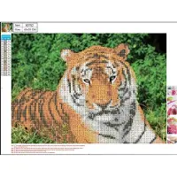 Centrum Diamantmosaik 5D 30x40cm Tiger 89752