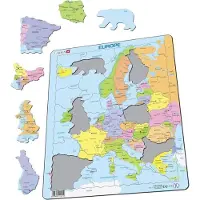 Larsen Puzzlespiel Politisches Europa Maxi
