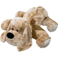 Beppe Roddy Plüschtier Hund, 40 cm, beige, weich, liegend, mit mittellangem Haar und hängenden Ohren