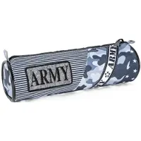 FANDY Stiftehalter-Rolle „Army“ 1 m, grau-camouflage –