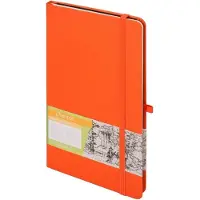 Antrax Notizbuch A5 Kariert Romantik Orange