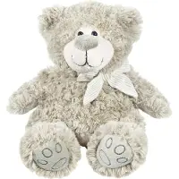 Beppe Plüschtier: Bär mit Schleife, ecru, 27 cm