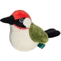 Beppe Maskotka pluszowa Ptak Dzięcioł Zielony 13 cm