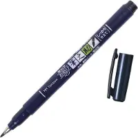 Tombow Filzstiftpinsel Fudenosuke schwarz Härte 1 (6 Stk)