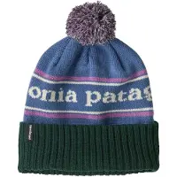 Patagonia Mütze Powder Town Beanie Unisex Park Stripe: Barnacle Blue