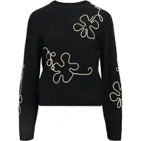 Object Damen Pullover & Cardigans Objlaney Rubin Ls Pullover - Zwart - Größe S