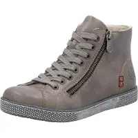 Rieker Damen Schnürboots Stiefeletten Schnürung Z1221, Größe:39 EU, Farbe:Grau