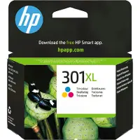 HP Original Tintenpatrone 301XL CMY, Einzelpack, Tri-Colour