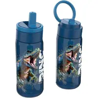 Lunch Buddies LunchBuddies T-Rex Wasserflasche 600 ml, Blue