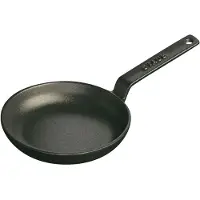 Staub Bratpfanne Mini Schwarz 12 cm