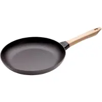 Staub Bratpfanne mit Holzgriff 28 cm, schwarz