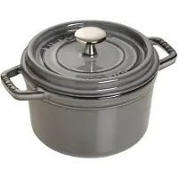 Staub Cocotte, Einzelpfanne, Grau, Eisenguss, 0,8 l, 1 Stück(e), 14 cm