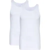 Schiesser Unterhemd Herren 176038 White (2er Set)-XXXL
