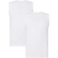 Schiesser Tanktop Herren 173980 95/5 White (2er Set)-L