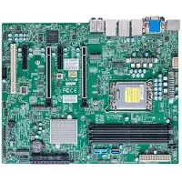 Supermicro MBD-X13SAE-F, Intel, LGA 1700, Intel Core i3, Intel Core i5, Intel Core i7, Intel Core i9, DDR5-SDRAM, 192 GB, DIMM
