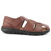 Purapiel Herren Sandale Beira7 aus Naturleder, Braun, mit lässigem Design und bequemer Passform