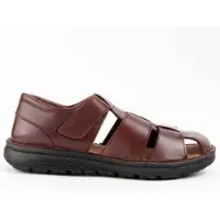 Purapiel Herren Sandale Beira8 aus Naturleder, Braun, mit bequemer Passform und lässigem Design