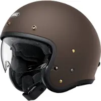 Shoei J.O2 Jethelm M unisex Fiberglas braun matt, M